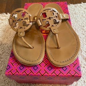 100% Authentic Tory Burch Miller Sandels